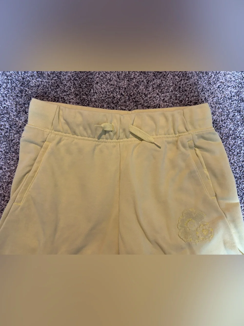 Nike Yellow-Green Athletic Knit Shorts